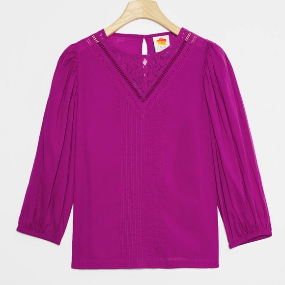 Farm Rio Kelsie Blouse Purple - Picture 5 of 5